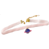 Pink Velvet Planet Choker - Halsketten - 