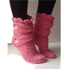 Pink Winter knit boots - Boots - 