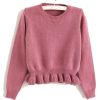 Pink - Pullovers - 