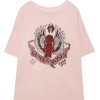 Pink - Shirts - kurz - 