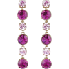 Pink amethyst earrings - Uhani - 