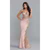 Pink and gold formal dress - Vestidos - 