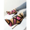 Pink black sandal - Classic shoes & Pumps - 