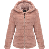 Pink faux fur coat - Chaquetas - 
