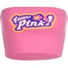 Pink letter print sexy tube top - Košulje - kratke - $17.99  ~ 15.45€