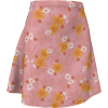 Pink, orange & white flowers flare skirt - Uncategorized - $33.50  ~ ¥3,770