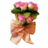 Pink roses, bow - Uncategorized - 