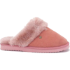 Pink warmbat slippers - 平底便鞋 - 