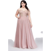 Pink wedding gown (David's Bridal) - Poročne obleke - 