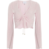 Pink wrap - 半袖衫/女式衬衫 - 