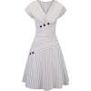 Pinup Fashion Women's V Neck dress - Dresses - 