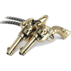 Pistols Necklace #gun #handmade # - Ogrlice - $40.00  ~ 34.36€