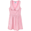 Plaid Embroidery Doll Collar Dress - sukienki - $39.99  ~ 34.35€