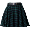 Plaid Miniskirt - Faldas - 