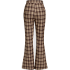 Plaid brown pants - Calças capri - 