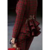 Plaid coats dress top fashion look2 - Haljine - 