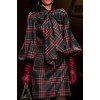 Plaid coats dress top fashion look - Kleider - 