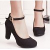 Plain Chunky High Heels - Klassische Schuhe - $43.53  ~ 37.39€