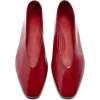 Plain Leather Ballerina - Ballerina Schuhe - 