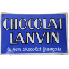Plaque émaillée chocolat Lanvin - Articoli - 