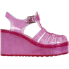 Platform Jelly Shoes - Platformy - 