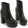 Platform Heel Boots - Škornji - 