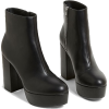 Platform Heel Boots - Boots - 