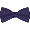 Platinum Hanger Satin Bow Tie - Krawaty - 