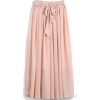 Pleated Chiffon Skirt sheinside - Skirts - 