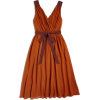 Pleated Fit & Flare Dress MODCLOTH - Dresses - 