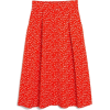 Pleated Midi Skirt - Skirts - 