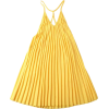 Pleated Swing Dress - Obleke - 