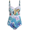 Plus Size Padded Swimsuit  - 泳衣/比基尼 - $25.41  ~ ¥170.26