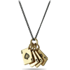 Poker Necklace #playingcards #pokerface - Collane - $40.00  ~ 34.36€