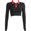 Polo collar short-sleeved letter T-shirt - Majice - kratke - $23.99  ~ 152,40kn