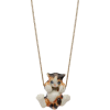 Porcelain kitten necklace by And Mary - Ожерелья - 