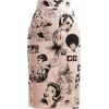 Prada Stencil Collage-print pencil skirt - 裙子 - 690.00€  ~ ¥5,382.83