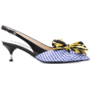 Prada kitten heel pumps bow - Classic shoes & Pumps - $890.00  ~ £676.41