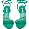 Prada Ankle-strap Patent Heeled Sandals - Sandalias - 
