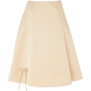 Prada Bow-Detailed Silk-Satin Skirt - Suknje - 