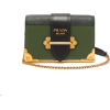 Prada Cahier Leather Cross-body Bag - Torbice - 