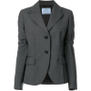 Prada Elasticated detail blazer - Jaquetas - 