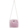 Prada Faux Fur-Paneled Shoulder Bag - Kleine Taschen - 