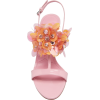 Prada Floral-Appliquéd Patent-Leather Sa - 经典鞋 - 
