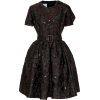 Prada Floral cloqué dress - Dresses - 