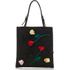 Prada Flower Embellished Tessuto Bag - Torebki - 