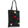 Prada Flower Embellished Tessuto Bag - Borsette - 