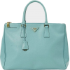 Prada Galleria Turquoise Bag - Torbice - 