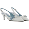 Prada Women's White Leather Pumps - Classic shoes & Pumps - $664.19 