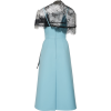 Prada Lace-Paneled Appliquéd Dress - Kleider - 